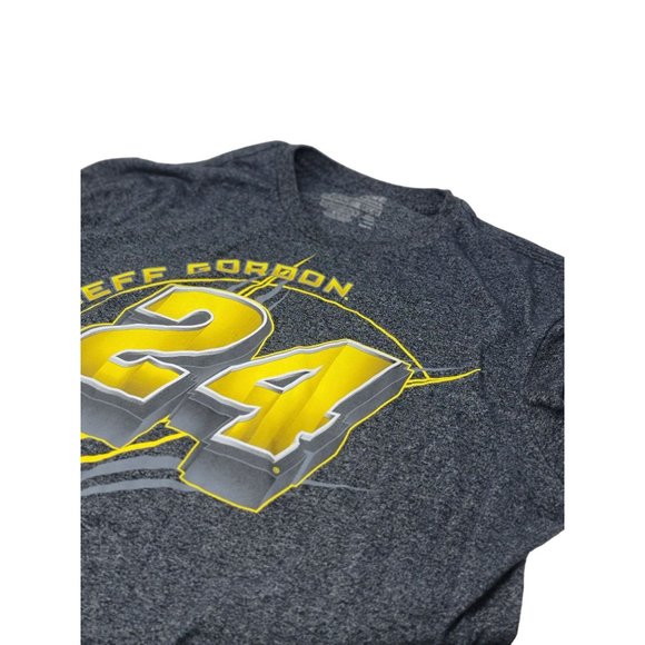 Chase Authentic Jeff Gordon #24‎ Tee Shirt Gray Size L/XL Men's - Picture 3 of 5